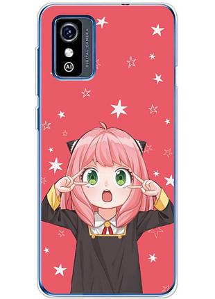 Чехол силиконовый с картинкой на zte l9 (аниме, anime)