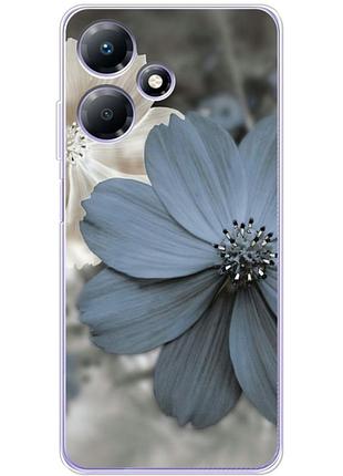 Чехол силиконовый с картинкой на infinix hot 30 (цветок гербера)