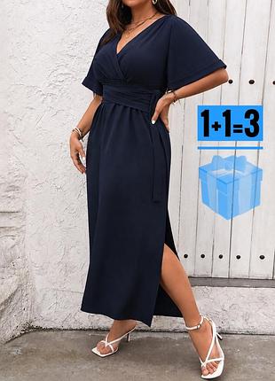 🥰довга сукня з завʼязкою shein 4xl