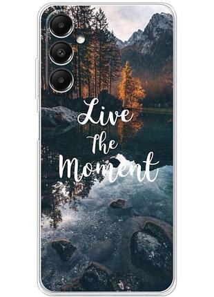 Чехол силиконовый с картинкой на samsung galaxy a05s (a057) (природа, озеро в горах)