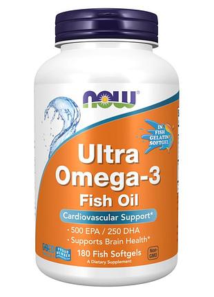 Ultra omega-3 fo 500/250 fish gelatin - 180 softgels
