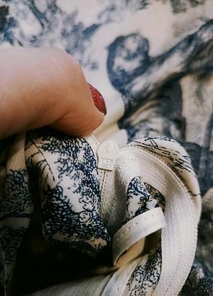 Редкие роскошные коллекционные брюки брюки женские christian dior chez moi toile de jouy (оригинал) 10