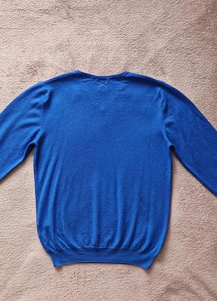 Светр h&amp;m джемпер 100% вовна ультрамарин merino wool 2