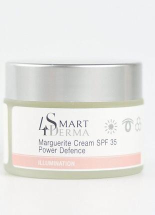Передовий денний крем spf 35 з екстрактом маргаритки smart4derma illumination 50 мл