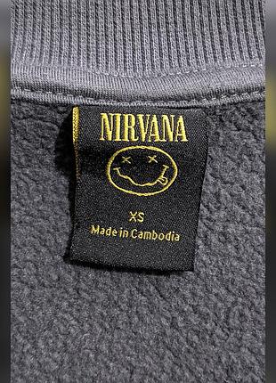 Свитшот объемный primark nirvana 3