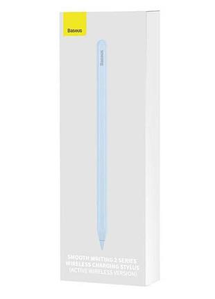 Стилус для ipad baseus smooth writing 2 series wireless charging stylus (active wireless version) blue 8