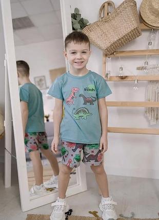 Летний костюм на мальчика хлопок