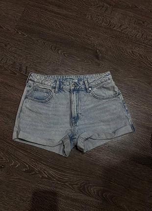 Джинсовые шорты h&amp;m