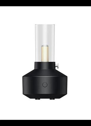 Портативный аромадиффузор увлажнитель воздуха dq708 black с подсветкой (usb type-c)