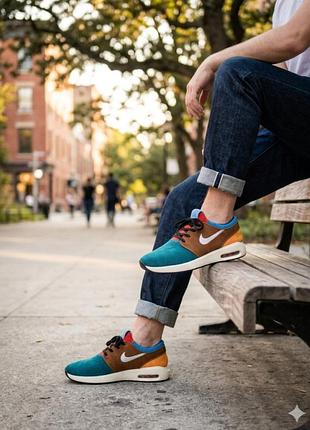 Кроссовки nike sb air max janoski 2 flyknit / мультиколор / оригинал размер 42,5