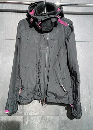 Superdry ветровка женская с капюшоном