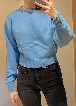 Голубий світер zara розмір м