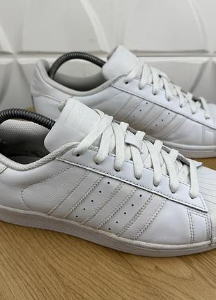 Оригінальні шкіряні кеди adidas superstar