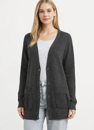 Вязанная кофта карлиган oversize