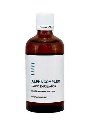 Домашній пілінг з 8% aha-кислот holy land alpha complex rapid exfoliator 100 мл