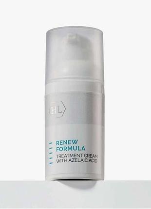 Лікувальний крем із азелаїновою кислотою holy land renew formula treatment cream with azelaic acid 30 мл