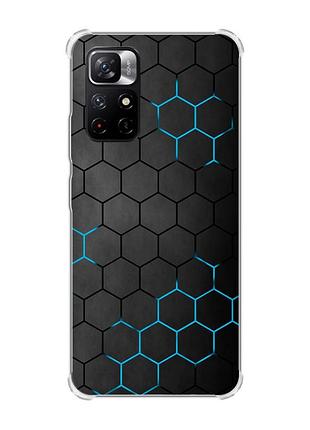 Чохол з потовщеними кутами на xiaomi redmi note 11 5g :: фон соти (принт 359)