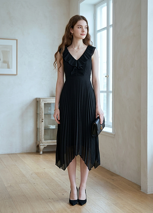 Платье длинная черная dorothy perkins