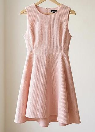 Сукня жіноча dkny персикова, розмір 8 (м), фактурна тканина