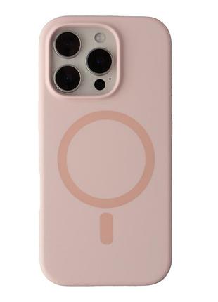 Чехол накладка glow silicone case with magsafe для apple iphone 16 pro панель-накладка для телефона магнитная