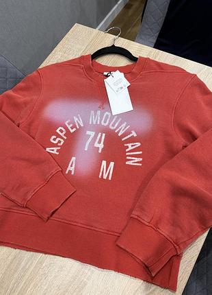 Світшот з принтом zara