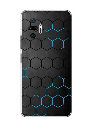Чехол на xiaomi redmi note 10 pro / 10 pro max :: фон соты (принт 359)