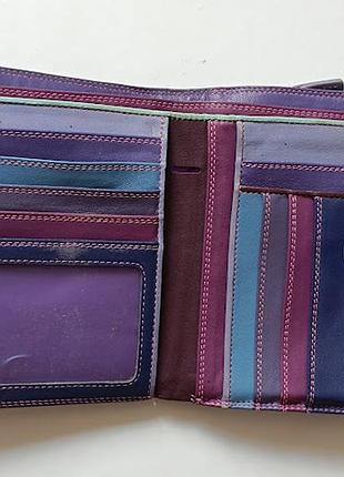 Гаманець шкіра mywalit  made in italy кольоровий