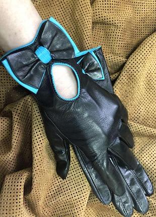 Перчатки женские без подкладки 7.5"/20 см