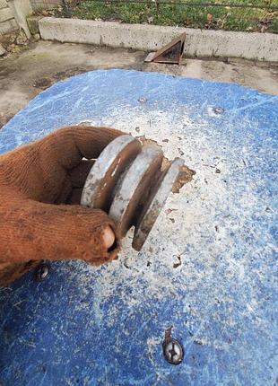 Шків подвійний дво струмковий 2х-ручний шків генератора автомобіля газ волга ідеал срср