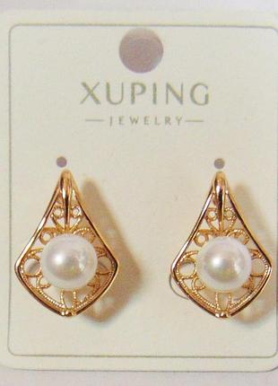 Серьги xuping 19х14 мм кс111-1