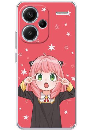 Чехол силиконовый с картинкой на xiaomi redmi note 13 pro plus 5g (аниме, anime)