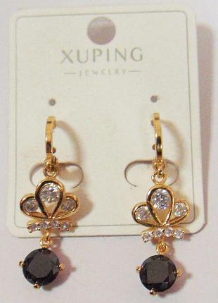 Серьги xuping 33х11 мм кс203