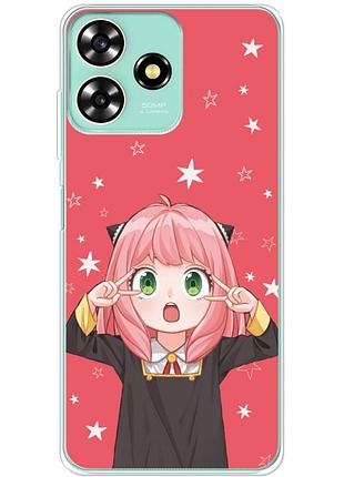 Чохол силіконовий з картинкою на zte blade a73 4g (аніме, anime)