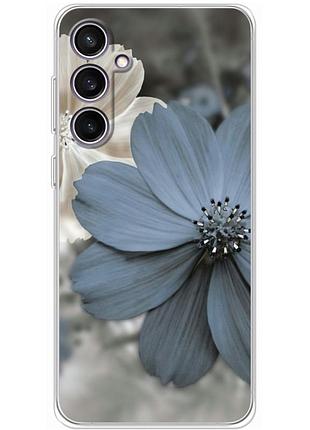 Чехол силиконовый с картинкой на samsung galaxy s23 fe (s711) (цветок гербера)