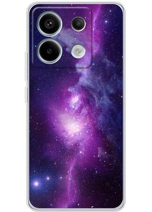 Чехол силиконовый с картинкой на xiaomi redmi note 13 5g (космос)