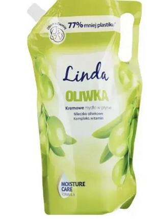 Крем-мыло линда с оливкой 1л, linda 1l