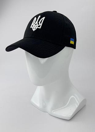Бейсболка cotton с гербом мужская/женская