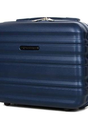 Бьюти кейс дорожный поликарбон франция 34x30x18 см 16 л 0.85 кг worldline 628