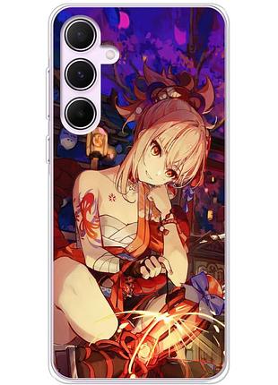 Чехол силиконовый с картинкой на samsung galaxy a55 5g (a556) (аниме, anime)
