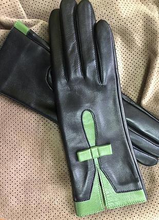 Рукавички жіночі без підкладки 7.5"/20 см