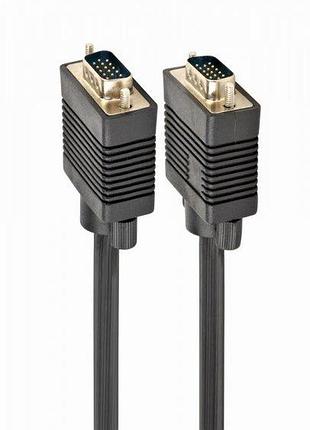 Кабель cablexpert cc-ppvga-30m-b, премиум качество, vga 3+9c hd15m папа /hd15m папа, двойно-экранированный, с 2-мя ферритами, 30