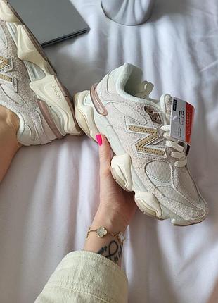 Кроссовки new balance 9060 beige 4