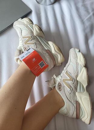 Кроссовки new balance 9060 beige 8