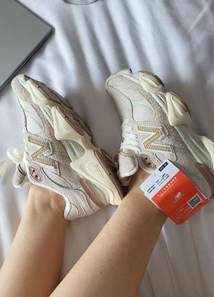 Кроссовки new balance 9060 beige 3