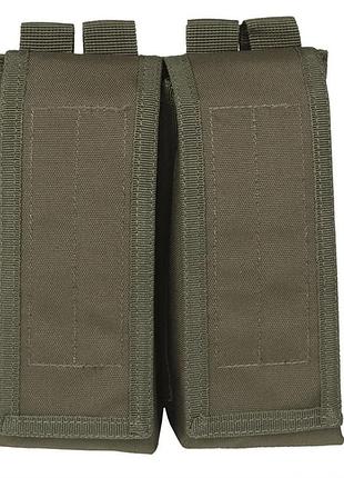 Подсумок тактический mil-tec для магазина ак47 двойной олива mag.tasche ak47 double oliv (13496801)