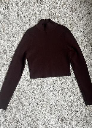 Топ гольф кофта рубчик h&m m