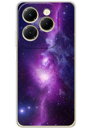 Чехол силиконовый с картинкой на infinix hot 40 (космос)