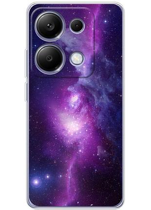 Чохол силіконовий з картинкою на xiaomi poco m6 pro (космос)