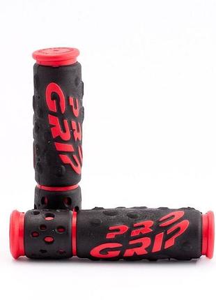 Грипсы progrip 953 gel черный / красный (cc95382)