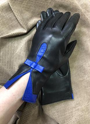 Перчатки женские без подкладки 7.5"/20 см